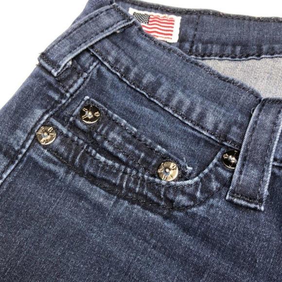 VINTAGE TRUE RELIGION CASEY SKINNY JEANS 27x28 MADE IN USA 🇺🇸 - Picture 6 of 12